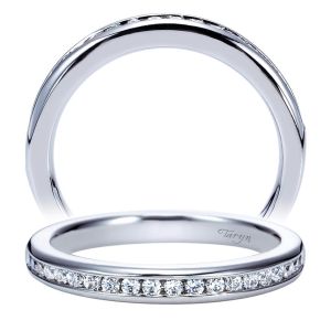 Taryn 14 Karat White Gold Straight Wedding Band TW8187W44JJ