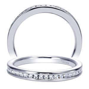 Taryn 14 Karat White Gold Straight Wedding Band TW8193W44JJ