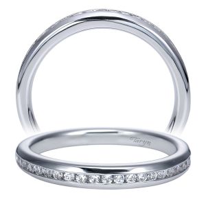 Taryn 14 Karat White Gold Straight Wedding Band TW8195W44JJ