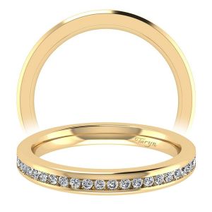 Taryn 14 Karat Yellow Gold Straight Wedding Band TW8195Y44JJ