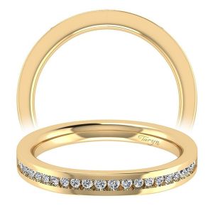 Taryn 14 Karat Yellow Gold Curved Wedding Band TW8223Y44JJ