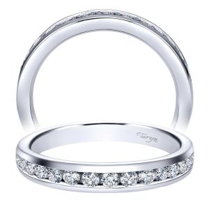 Taryn 14 Karat White Gold Straight Wedding Band TW8224W44JJ