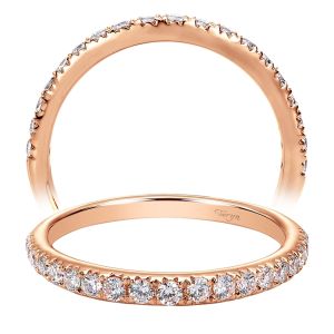 Taryn 14 Karat Rose Gold Straight Wedding Band TW8259K44JJ