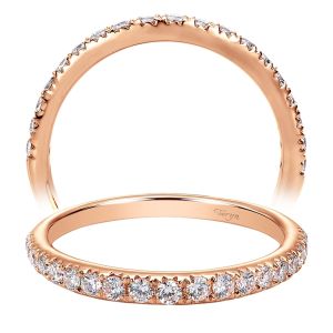 Taryn 14 Karat Rose Gold Straight Wedding Band TW8259K44JJ