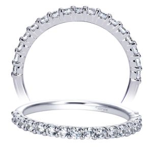 Taryn 14 Karat White Gold Straight Wedding Band TW8277W44JJ