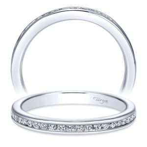 Taryn 14 Karat White Gold Straight Matching Wedding Band TW8292W44JJ