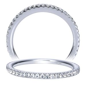 Taryn 14 Karat White Gold Straight Wedding Band TW8535W44JJ