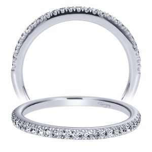 Taryn 14 Karat White Gold Straight Wedding Band TW8566W44JJ