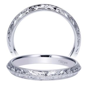 Taryn 14 Karat White Gold Matching Curved Wedding Band TW8581W4JJJ