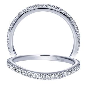 Taryn 14 Karat White Gold Curved Wedding Band TW8618W44JJ