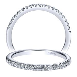 Taryn 14 Karat White Gold Straight Wedding Band TW8706W44JJ