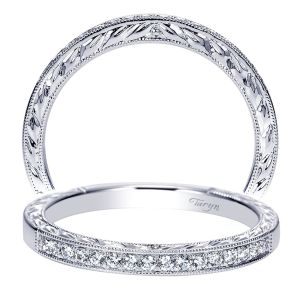 Taryn 14 Karat White Gold Straight Wedding Band TW8723W44JJ