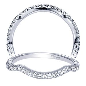 Taryn 14 Karat White Gold Curved Wedding Band TW8731W44JJ