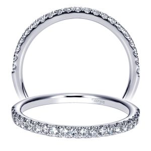 Taryn 14 Karat White Gold Straight Wedding Band TW8849W44JJ