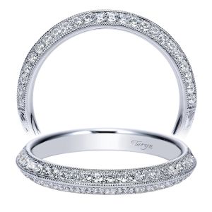 Taryn 14 Karat White Gold Straight Matching Wedding Band TW8887W44JJ