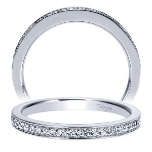 Taryn 14 Karat White Gold Curved Wedding Band TW8948W44JJ