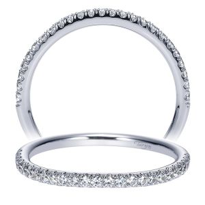 Taryn 14 Karat White Gold Curved Wedding Band TW9027W44JJ