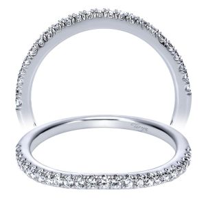 Taryn 14 Karat White Gold Curved Wedding Band TW9034W44JJ