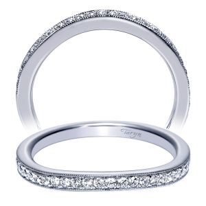 Taryn 14 Karat White Gold Curved Wedding Band TW9036W44JJ