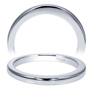 Taryn 14 Karat White Gold Straight Wedding Band TW9057W4JJJ