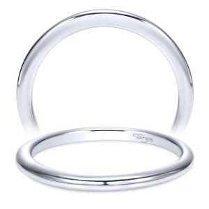 Taryn 14 Karat White Gold Straight Wedding Band TW9088W4JJJ