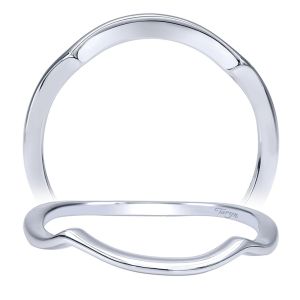 Taryn 14 Karat White Gold Curved Wedding Band TW911590R0W4JJJ