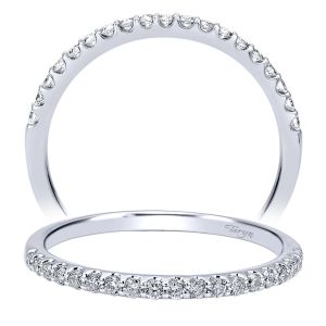 Taryn 14 Karat White Gold Straight Wedding Band TW911596R0W44JJ