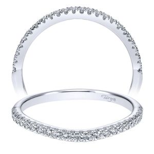 Taryn 14 Karat White Gold Curved Wedding Band TW911597R0W44JJ