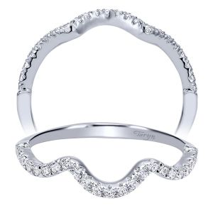 Taryn 14 Karat White Gold Curved Wedding Band TW911598R1W44JJ