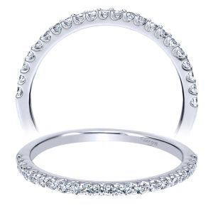 Taryn 14 Karat White Gold Straight Wedding Band TW911601R1W44JJ