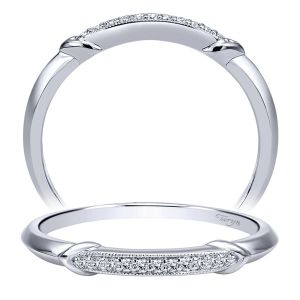 Taryn 14 Karat White Gold Straight Wedding Band TW911731S1W44JJ