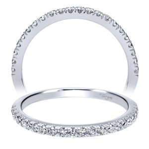 Taryn 14 Karat White Gold Straight Wedding Band TW911733R1W44JJ