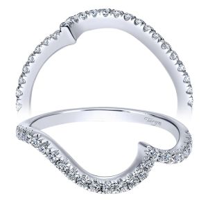 Taryn 14 Karat White Gold Curved Wedding Band TW911775S0W44JJ