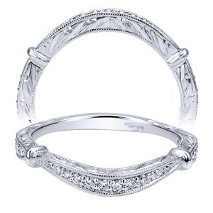 Taryn 14 Karat White Gold Straight Wedding Band TW911784R2W44JJ