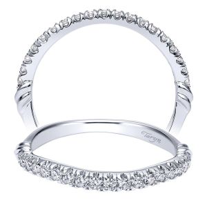 Taryn 14 Karat White Gold Curved Wedding Band TW911789R0W44JJ