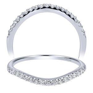 Taryn 14 Karat White Gold Straight Wedding Band TW911791S0W44JJ