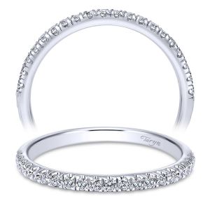 Taryn 14 Karat White Gold Straight Wedding Band TW911792S1W44JJ