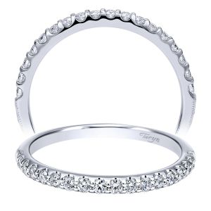 Taryn 14 Karat White Gold Straight Wedding Band TW911861S0W44JJ