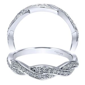 Taryn 14 Karat White Gold Curved Wedding Band TW911864R0W44JJ