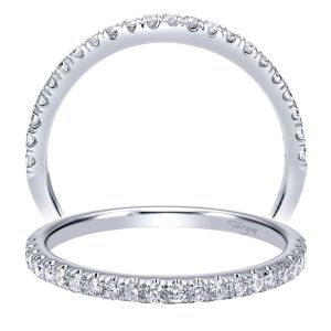 Taryn 14 Karat White Gold Straight Wedding Band TW911881S0W44JJ