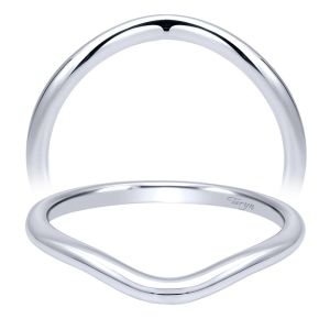 Taryn 14 Karat White Gold Curved Wedding Band TW911902R0W4JJJ