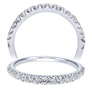 Taryn 14 Karat White Gold Curved Wedding Band TW911906R0W44JJ