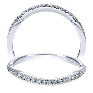 Taryn 14 Karat White Gold Curved Wedding Band TW911925R1W44JJ