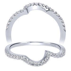 Taryn 14 Karat White Gold Curved Wedding Band TW911938R0W44JJ