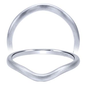 Taryn 14 Karat White Gold Curved Wedding Band TW911940R0W4JJJ