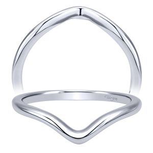 Taryn 14 Karat White Gold Curved Wedding Band TW911941R0W4JJJ