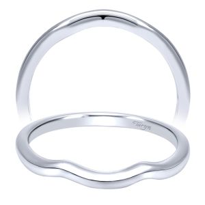 Taryn 14 Karat White Gold Curved Wedding Band TW911958R2W4JJJ
