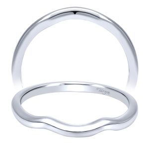 Taryn 14 Karat White Gold Curved Wedding Band TW911958R2W4JJJ