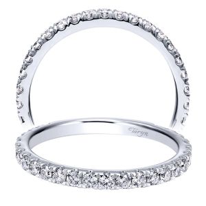 Taryn 14 Karat White Gold Straight Wedding Band TW911971R0W44JJ