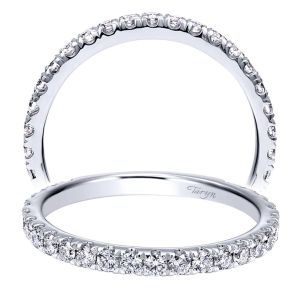 Taryn 14 Karat White Gold Straight Wedding Band TW911971R0W44JJ